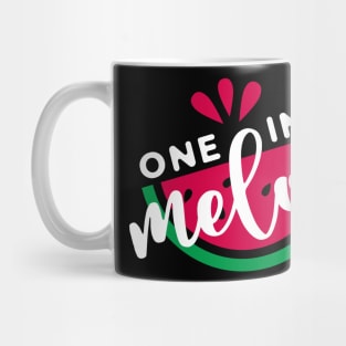 One In A Melon Watermelon Fruit Pun Mug